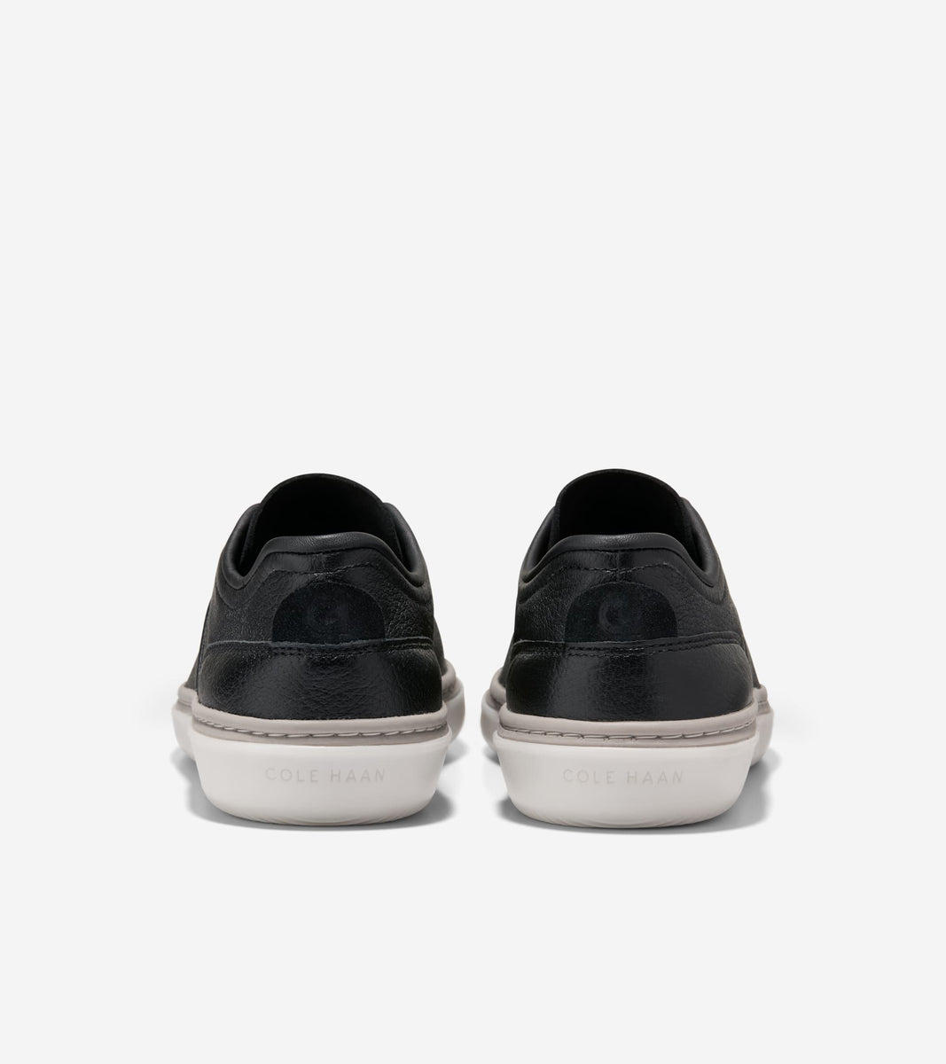 W38414:BLACK LEATHER / IVORY
