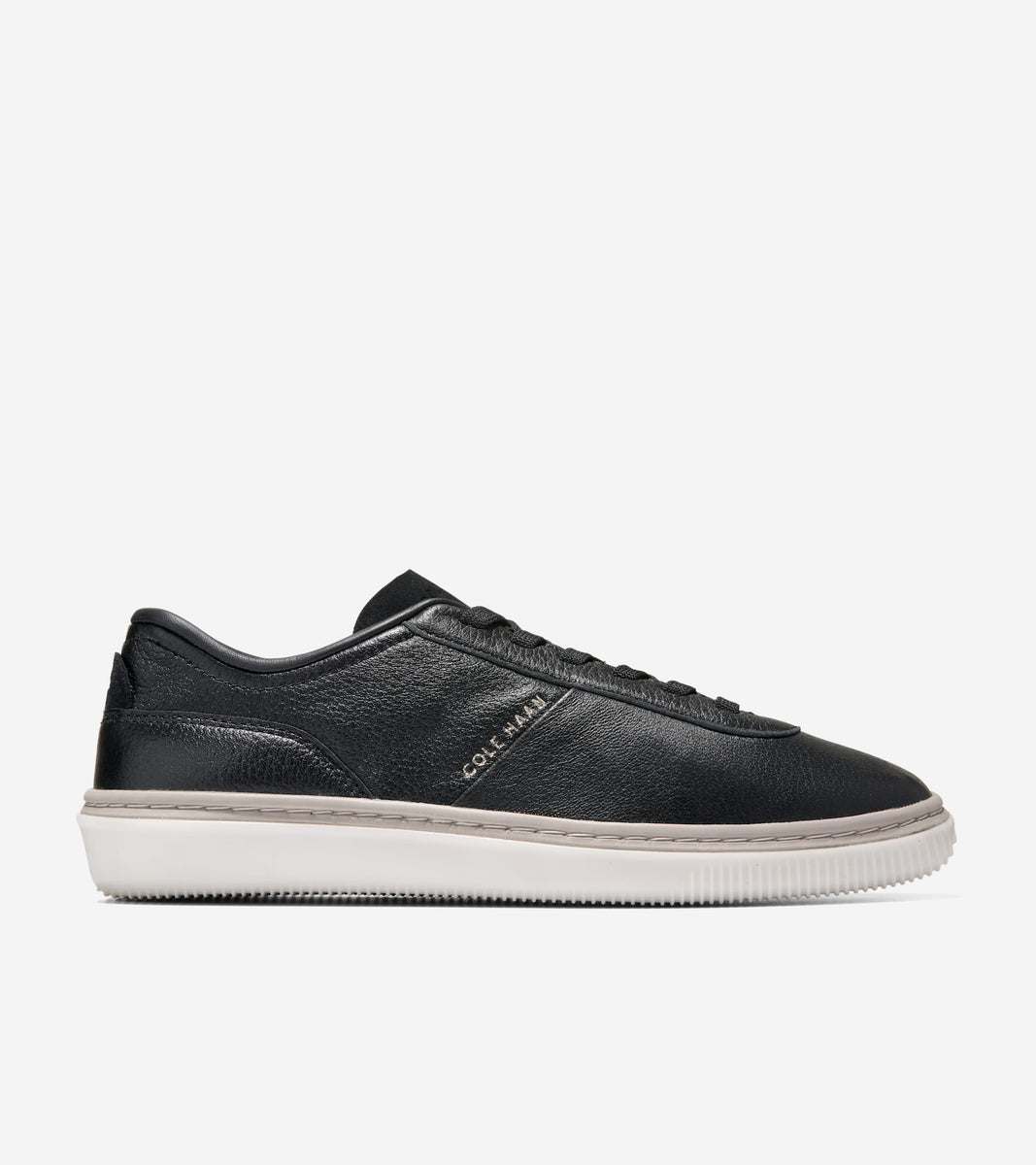 W38414:BLACK LEATHER / IVORY